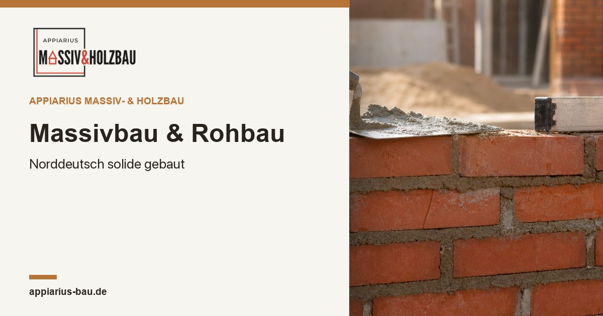 Markenansicht: Massivbau und Rohbau
